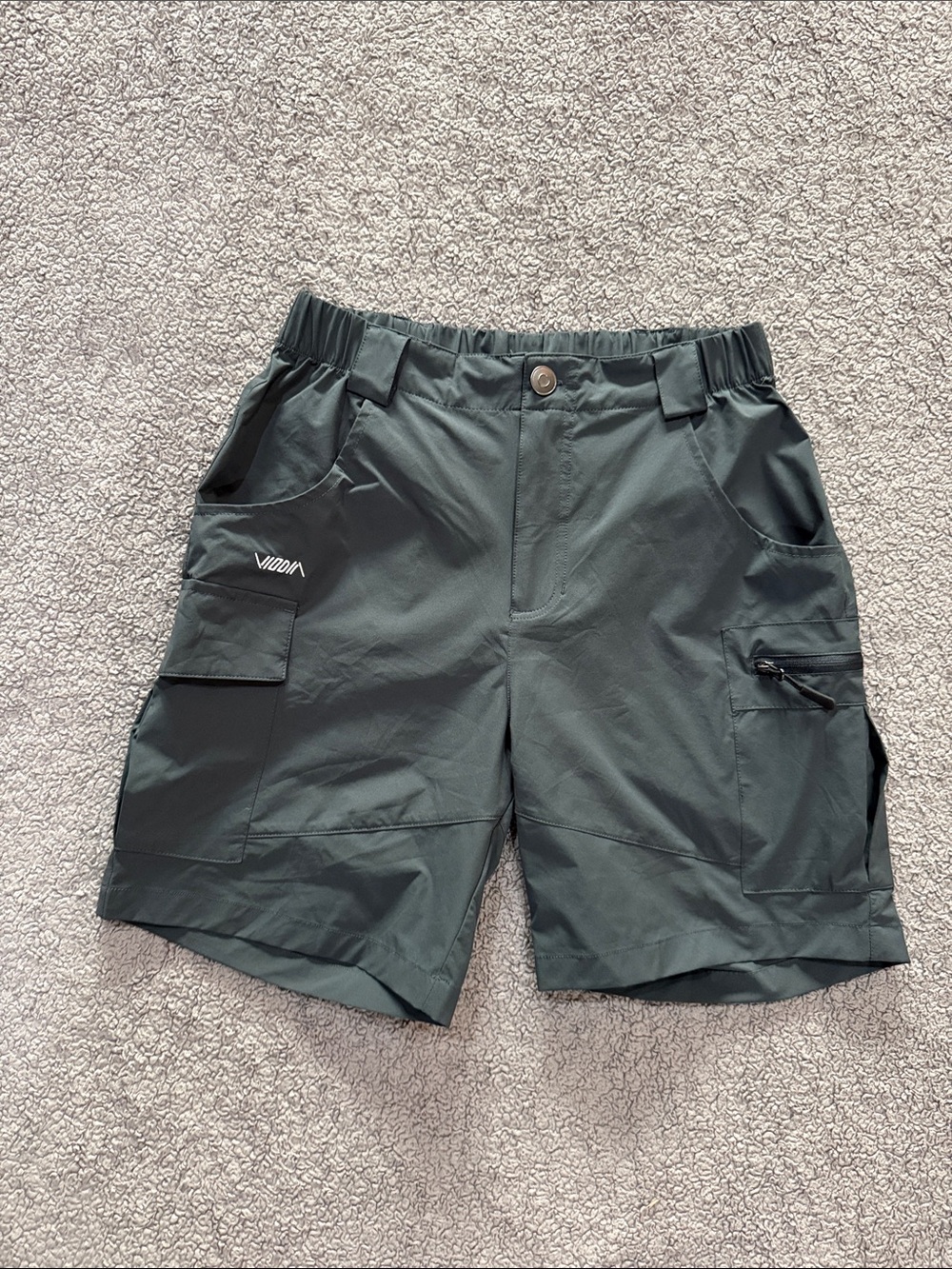 Men's Charcoal Cargo Shorts
